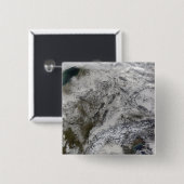 Sneeuw in Europa Vierkante Button 5,1 Cm (Voorkant /achterkant)