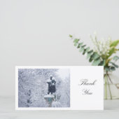 Sneeuw in het park - Dank je Bedankkaart (Staand voorkant)