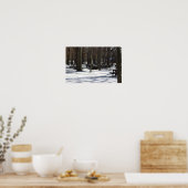 Sneeuw in het Park Poster (Keuken)
