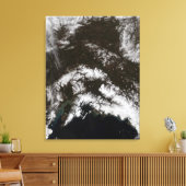 Sneeuw in het zuidelijk deel van Alaska Canvas Afdruk (Insitu (Woonkamer))