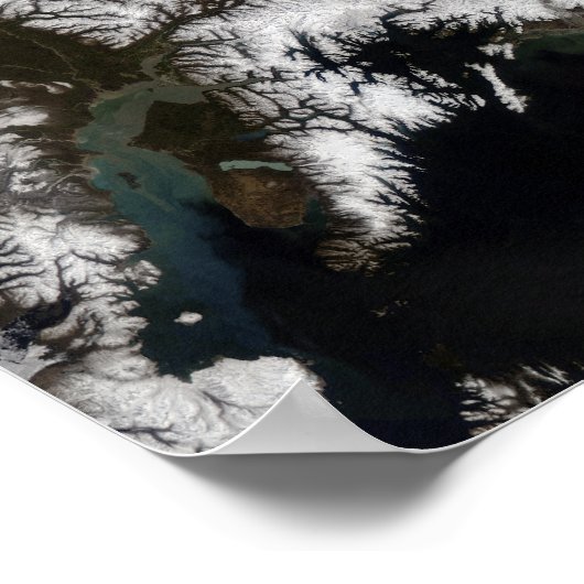 Sneeuw in het zuidelijk deel van Alaska Poster (Hoek)