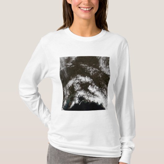 Sneeuw in het zuidelijk deel van Alaska T-shirt (Voorkant)