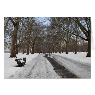Sneeuw in Hyde Park