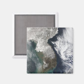 Sneeuw in Korea Magneet (Voorkant / Achterkant)