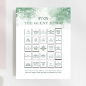 Sneeuw in Liefde Bruids Spel Vind de Gast Bingo