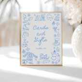 Sneeuw in liefde grillige Kaarten en geschenken Poster