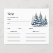 Sneeuw in liefde. Pine forest Vrijgezellenfeest re (Voorkant)