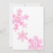 Sneeuw in liefde sneeuwvlokken winter vrijgezellen kaart (Achterkant)