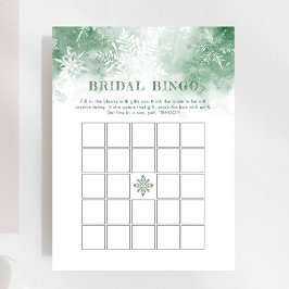 Sneeuw in Liefde Vrijgezellenfeest Bingo Game