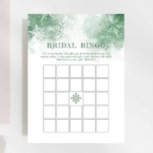 Sneeuw in Liefde Vrijgezellenfeest Bingo Game