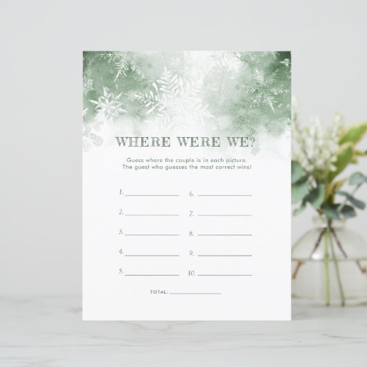 Sneeuw in liefde waar waren we Vrijgezellenfeest s (Staand voorkant)