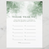 Sneeuw in liefde waar waren we Vrijgezellenfeest s (Voorkant)