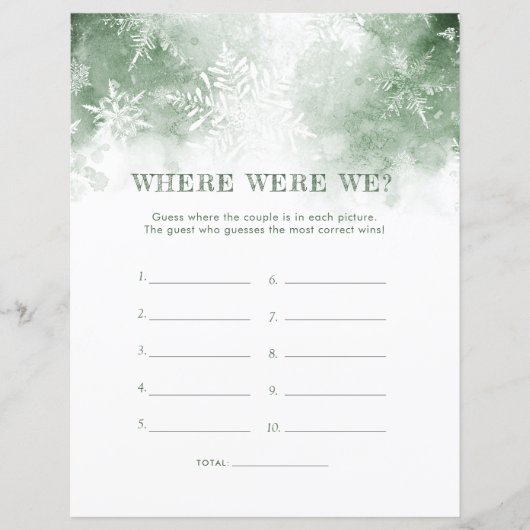 Sneeuw in liefde waar waren we Vrijgezellenfeest s (Voorkant)