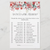 Sneeuw in Liefde Winter Bloemen Vrijgezellenfeest (Voorkant)