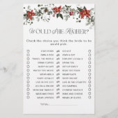 Sneeuw in Liefde Winter Evergreen Vrijgezellenfees (Voorkant)