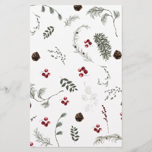 Sneeuw in Liefde Winter Evergreen Vrijgezellenfees (Achterkant)