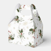 Sneeuw in Liefde Winter Vrijgezellenfeest Bedankdoosjes (Achterkant)