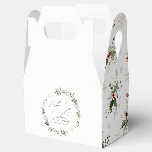 Sneeuw in Liefde Winter Vrijgezellenfeest Bedankdoosjes (Geopend)