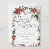 Sneeuw in Liefde Winter Vrijgezellenfeest Kaart (Voorkant)