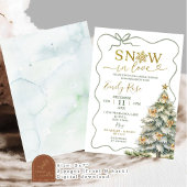 Sneeuw in Liefde Winter Vrijgezellenfeest Kaart