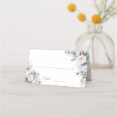 Sneeuw in liefde winter vrijgezellenfeest party plaatskaartje (Voorkant)