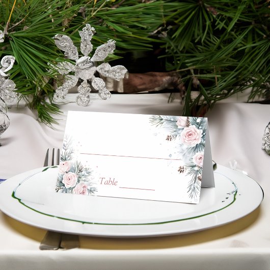 Sneeuw in liefde winter vrijgezellenfeest party plaatskaartje