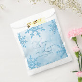 Sneeuw in liefde Winter Wonderland Vrijgezellenfee Bedankzakje (Gezegeld)