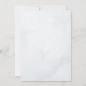 Sneeuw in liefde Winter Wonderland Vrijgezellenfee Kaart (Achterkant)