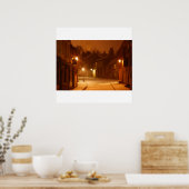 Sneeuw in Lincoln Print (Keuken)