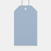 Sneeuw in Love Bruidsuitnodiging  Cadeaulabel (Achterkant)