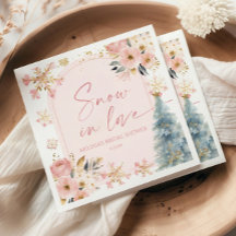 Sneeuw in Love Roze Sneeuwvlok Winter Bruidsmeisje