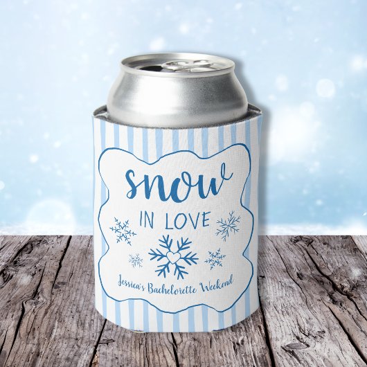 Sneeuw in Love Winter Afscheidscadeau voor de Brui Blikjeskoeler