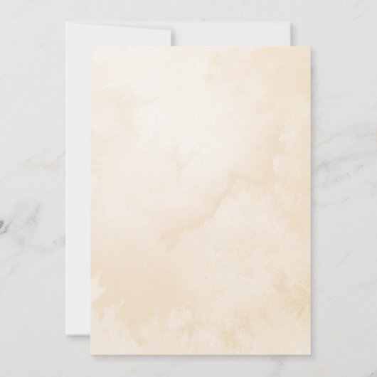 Sneeuw in Love Winter Wonderland Bruidsdouche Kaart (Achterkant)