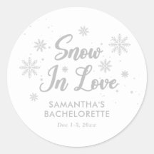 Sneeuw in love Witte Winter Bruidsmeisje