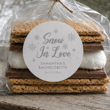Sneeuw in love Witte Winter Bruidsmeisje