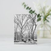 Sneeuw in New York Briefkaart (Staand voorkant)