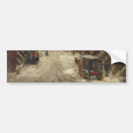 Sneeuw in New York City (winter in NYC) Bumpersticker