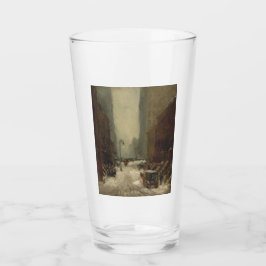 Sneeuw in New York City (winter in NYC) Glas