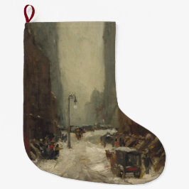 Sneeuw in New York City (winter in NYC) Grote Kerstsok