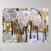 Sneeuw in oktober, fijne kunst, poster (Voorkant)