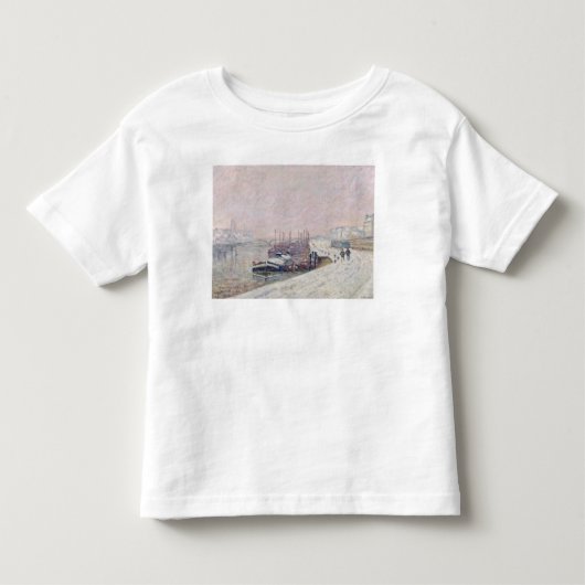 Sneeuw in Rouen Kinder Shirts (Voorkant)
