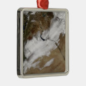 Sneeuw in Syrië Metalen Ornament (Rechts)