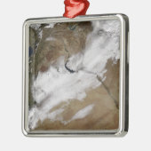 Sneeuw in Syrië Metalen Ornament (Links)