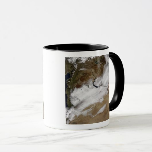 Sneeuw in Syrië Mok (Voorkant rechts)