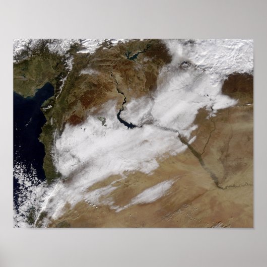 Sneeuw in Syrië Poster (Voorkant)