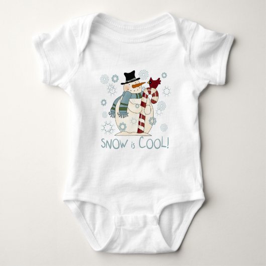 Sneeuw is Cool Holiday Tshirts en Gifts (Voorkant)