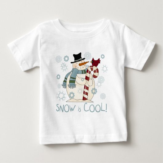 Sneeuw is Cool Holiday Tshirts en Gifts (Voorkant)