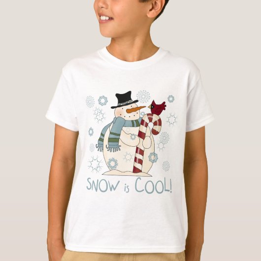 Sneeuw is Cool Holiday Tshirts en Gifts (Voorkant)