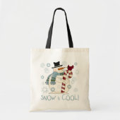Sneeuw is Cool Holiday Tshirts en Gifts Tote Bag (Voorkant)