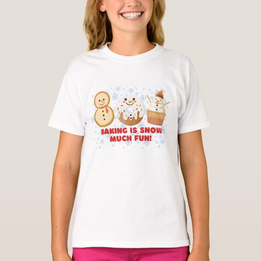 Sneeuw is erg leuk t-shirt (Voorkant)